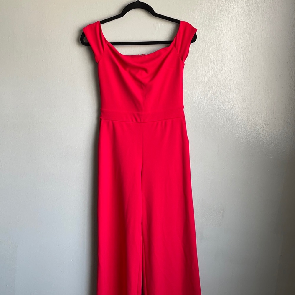 Red classy jumpsuit